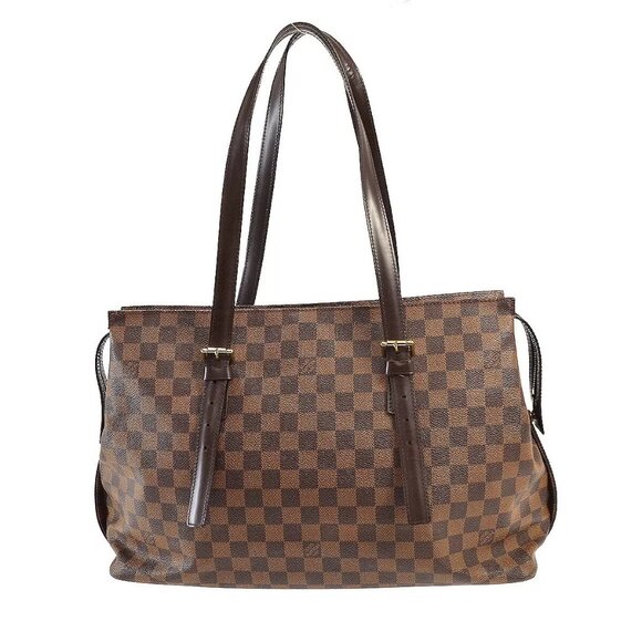 Louis Vuitton Chelsea Shoulder Bag Brown Canvas - Picture 1 of 9